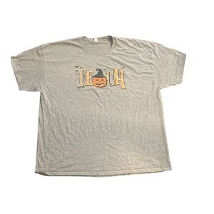 Halloween Inspired “Teach” Short Sleeved Tee-Shirt